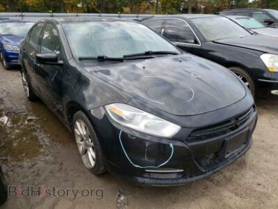 2013 Dodge DART Dart SXT, черный — VIN 1C3CDFBA6DD268001, Copart
