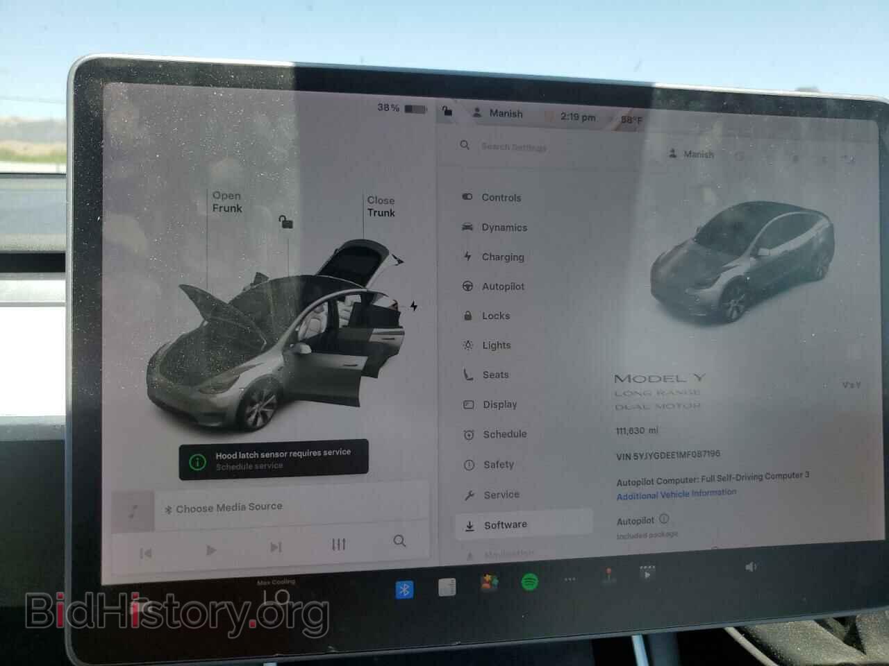 2021 TESLA MODEL Y - VIN: 5YJYGDEE1MF087196 - Фото 9