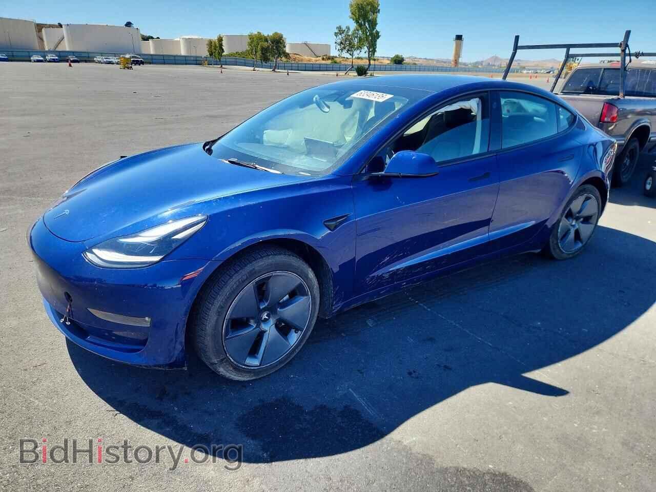 Photo 5YJ3E1EB2NF353833 - TESLA MODEL 3 2022