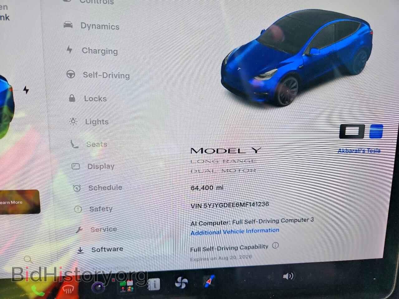 2021 TESLA MODEL Y - VIN: 5YJYGDEE6MF141236 - Photo 9