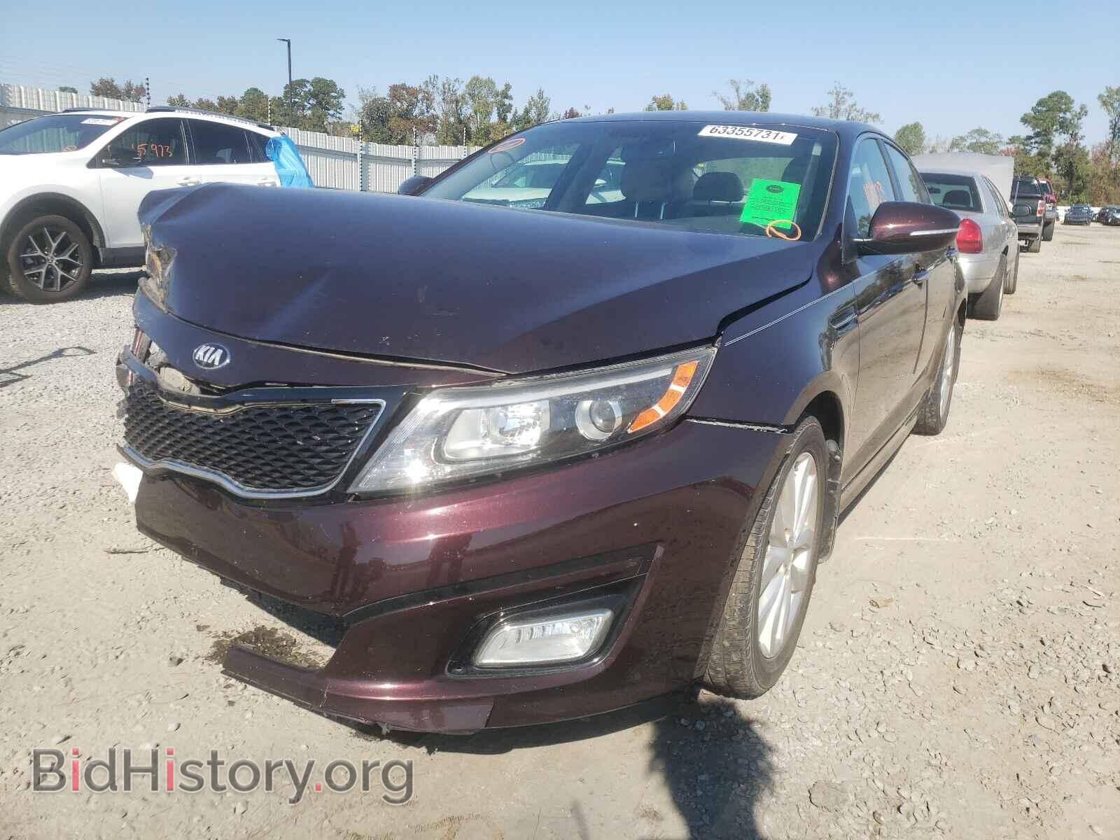 2014 KIA OPTIMA - VIN: 5XXGN4A70EG305071 - Фото 2
