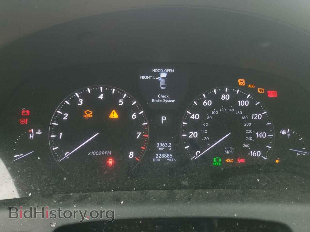 2007 LEXUS LS460 - VIN: JTHBL46F175007134 - Фото 9