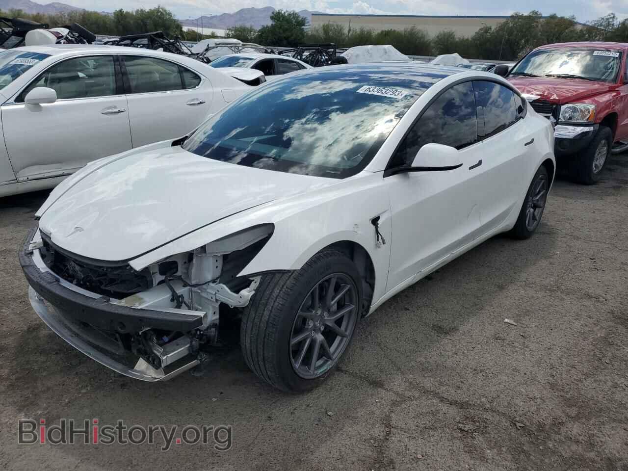 Фотография 5YJ3E1EB5MF083382 - TESLA MODEL 3 2021