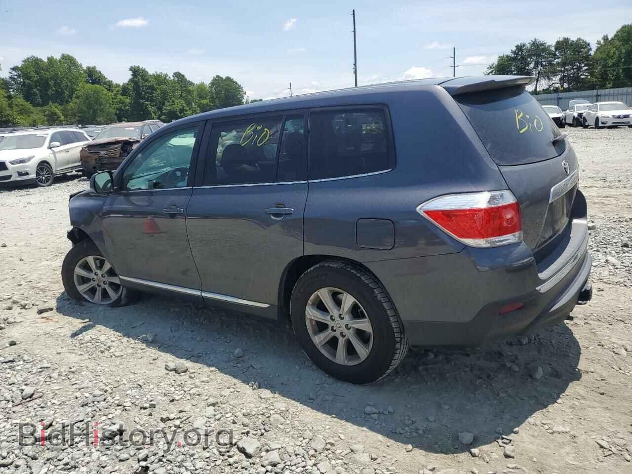 2013 TOYOTA HIGHLANDER - VIN: 5TDZK3EH8DS123291 - Фото 2