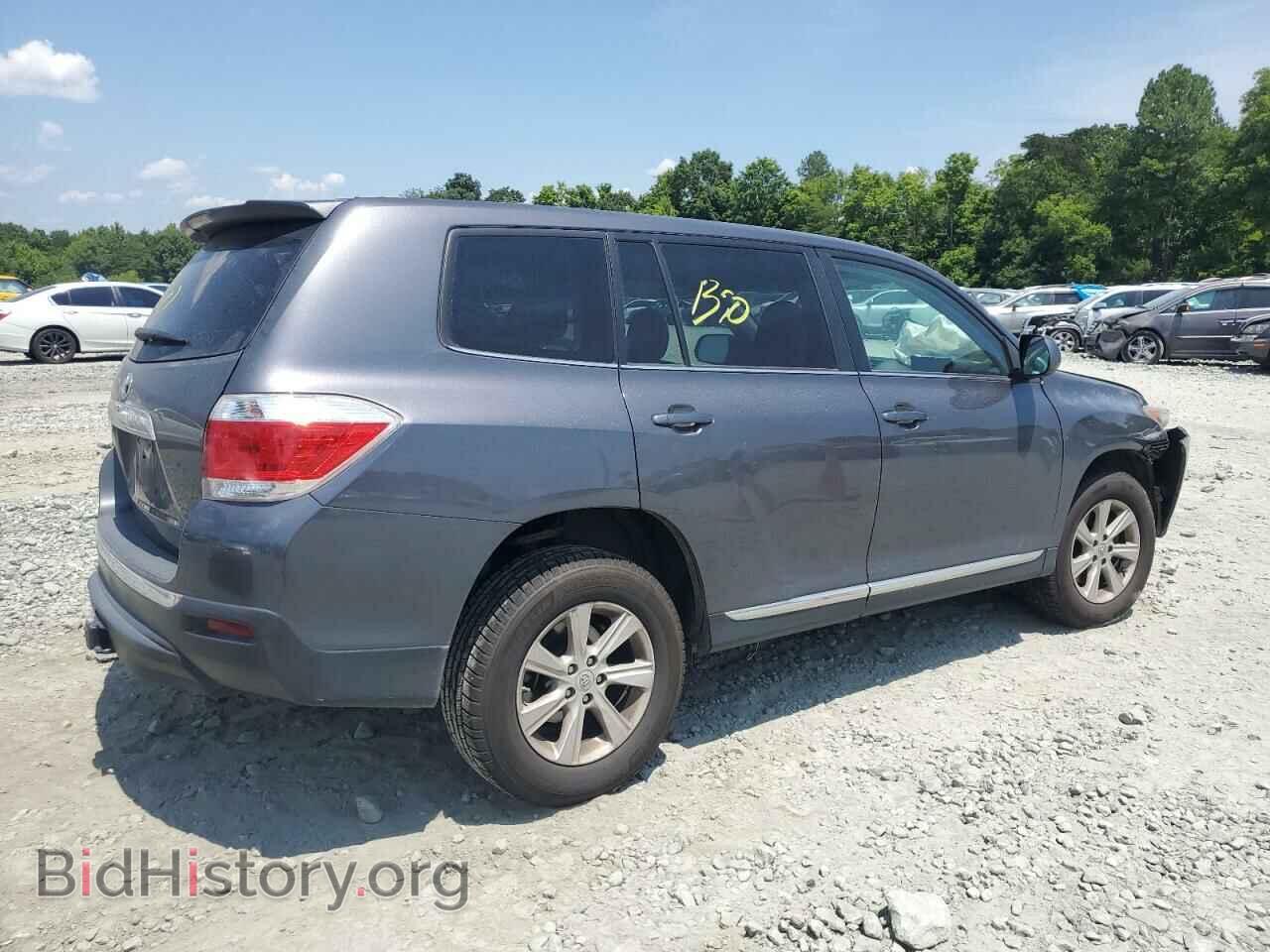 2013 TOYOTA HIGHLANDER - VIN: 5TDZK3EH8DS123291 - Фото 3