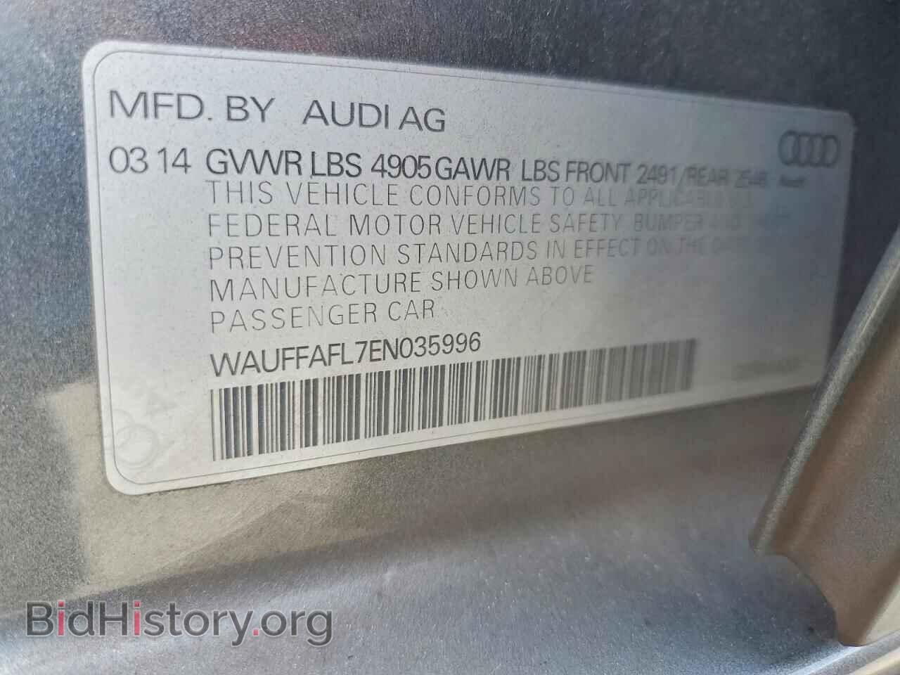 2014 AUDI A4 - VIN: WAUFFAFL7EN035996 - Photo 13