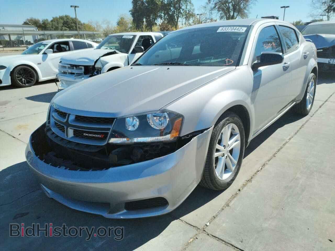 2014 DODGE AVENGER - VIN: 1C3CDZAB8EN167145 - Фото 2