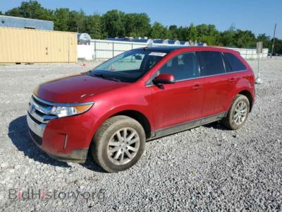 2012 Ford EDGE LIMITED, red — VIN 2FMDK4KC0CBA89075, Copart