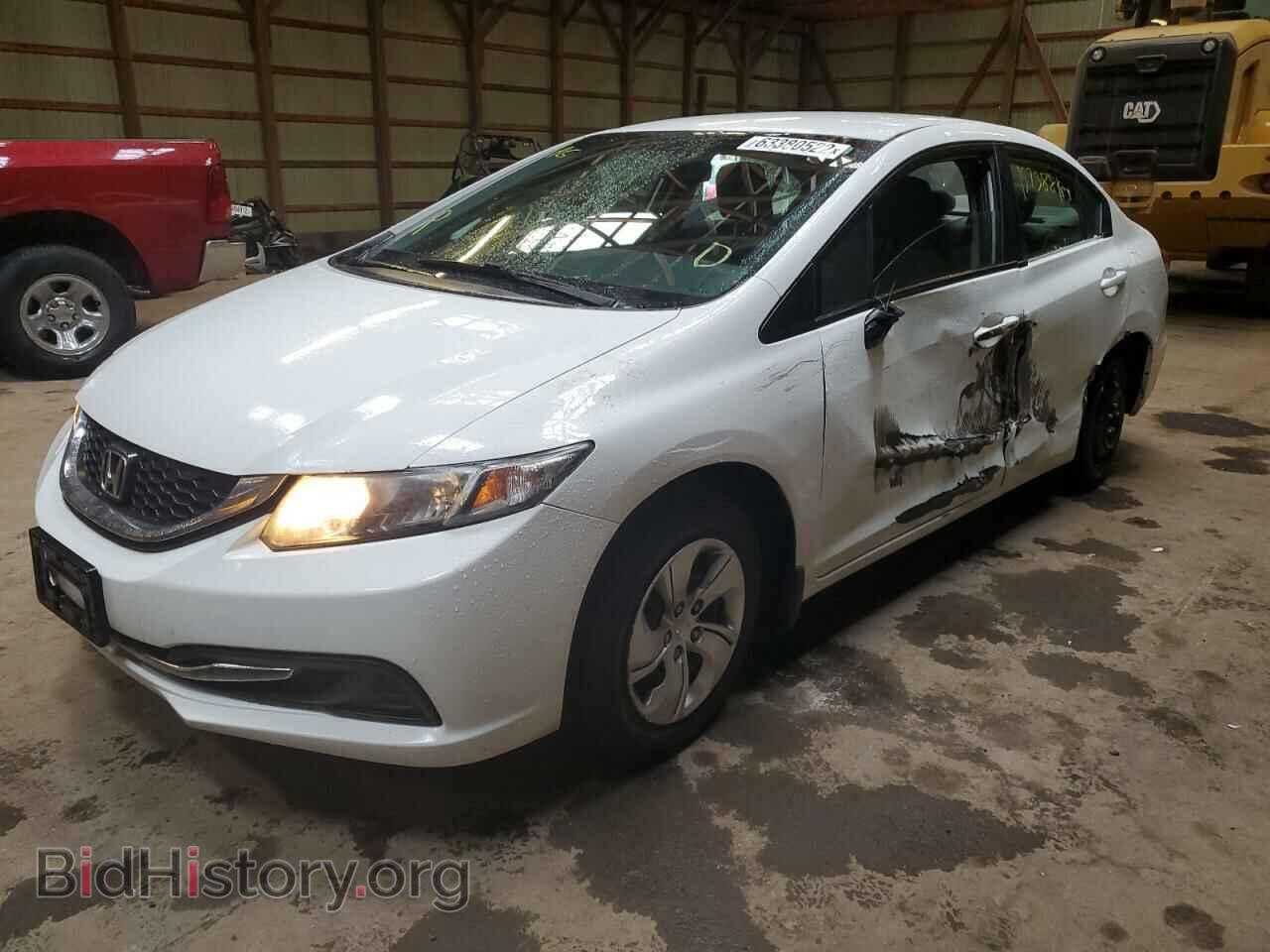 2013 HONDA CIVIC - VIN: 2HGFB2F41DH107152 - Фото 2