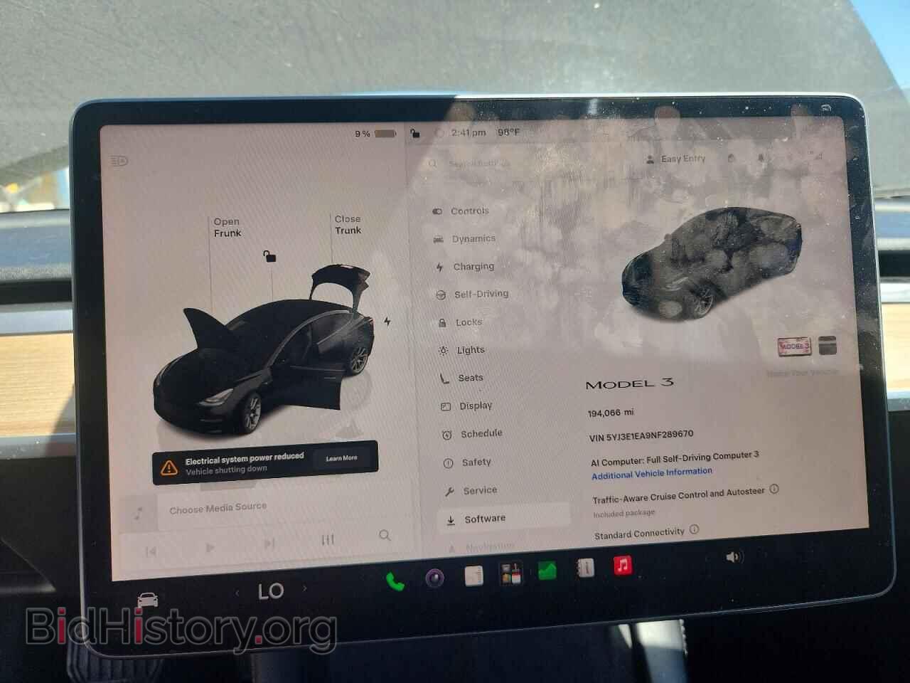 2022 TESLA MODEL 3 - VIN: 5YJ3E1EA9NF289670 - Photo 9