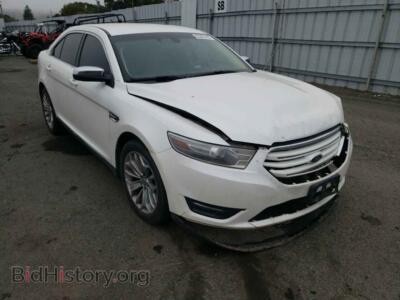 2013 Ford TAURUS Taurus LIM, white — VIN 1FAHP2F83DG235034, Copart