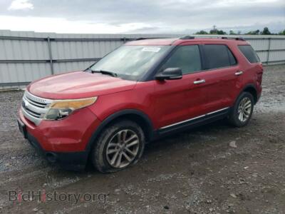 2011 Ford EXPLORER XLT, красный — VIN 1FMHK8D89BGA57637, Copart