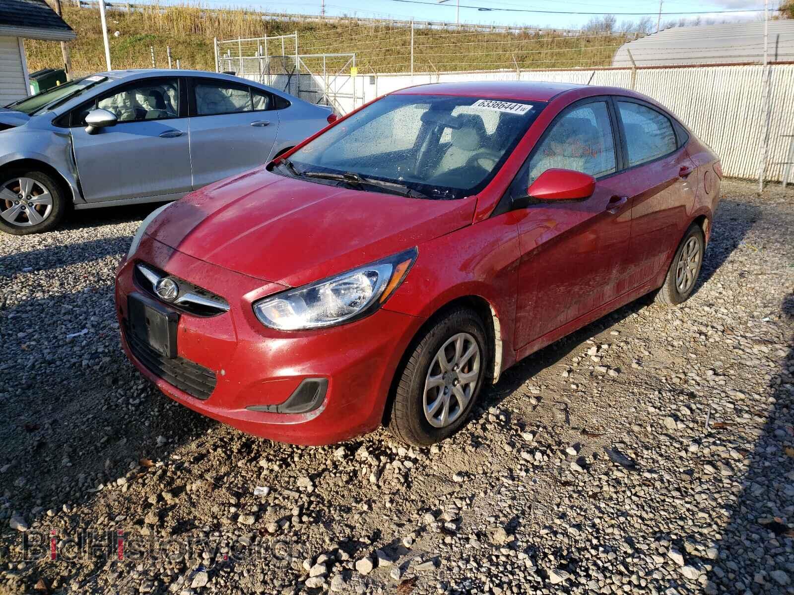 2012 HYUNDAI ACCENT - VIN: KMHCT4AE2CU243775 - Фото 2