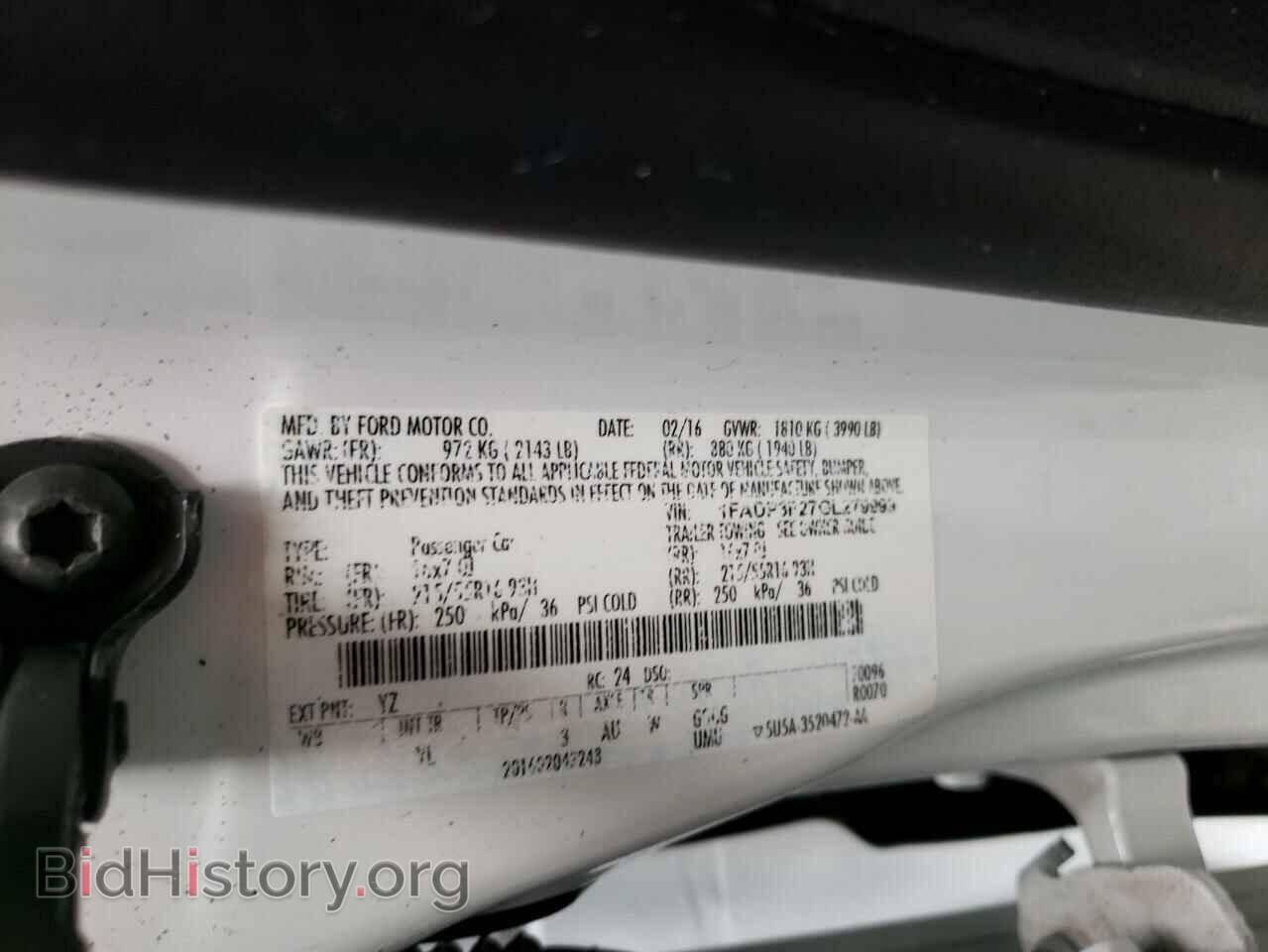 2016 FORD FOCUS - VIN: 1FADP3F27GL279999 - Фото 10
