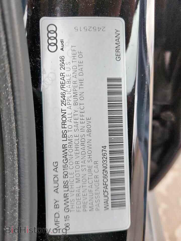 2016 AUDI A6 - VIN: WAUCFAFC6GN032674 - Photo 12