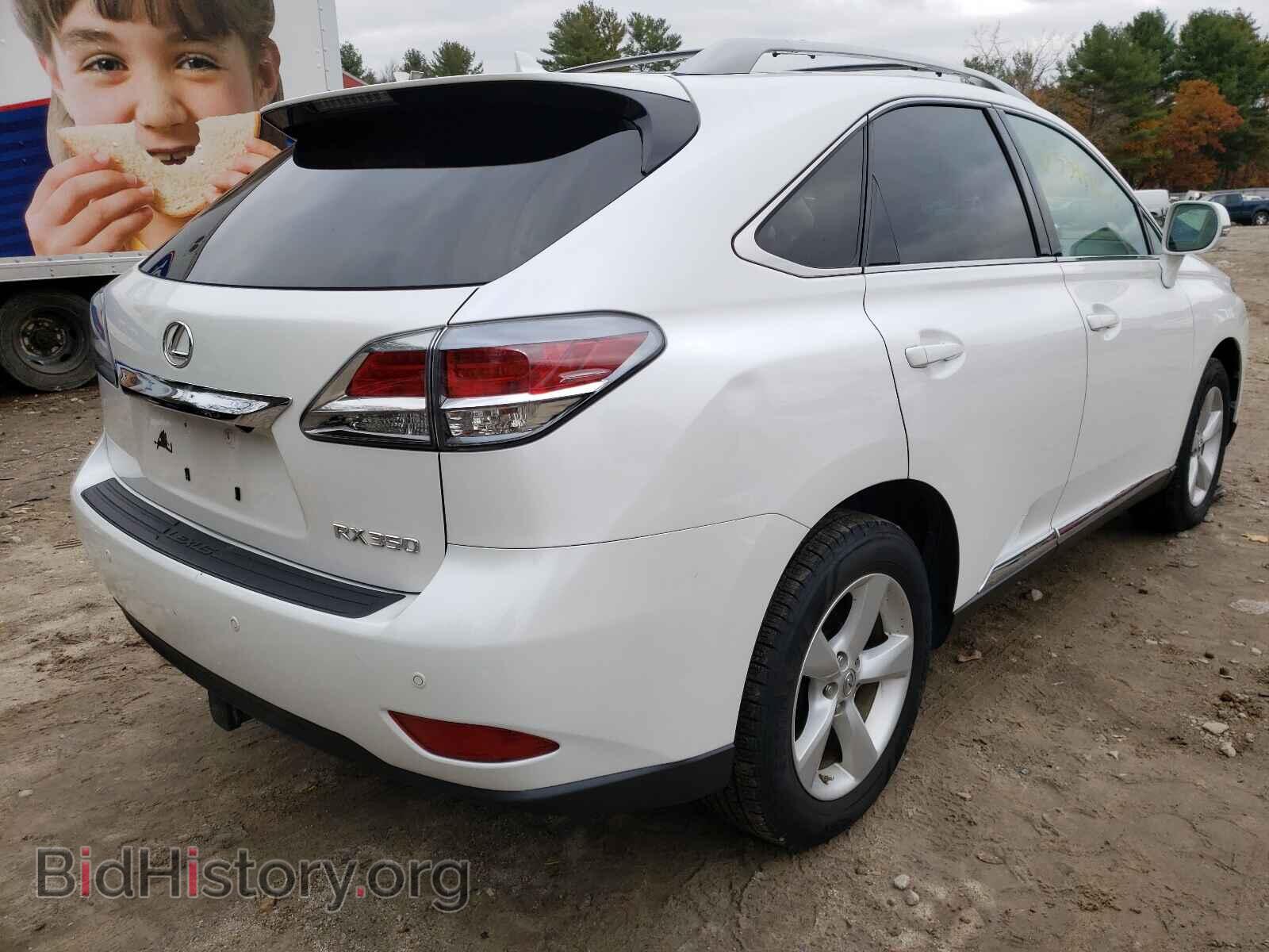 2013 LEXUS RX350 - VIN: 2T2BK1BA5DC186897 - Фото 4