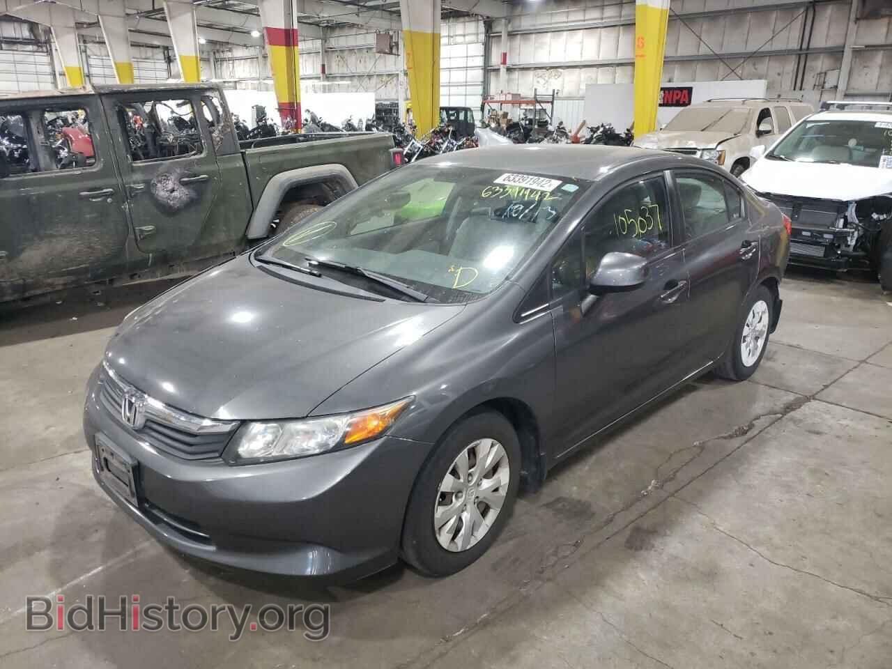 2012 HONDA CIVIC - VIN: 2HGFB2F51CH602099 - Фото 2