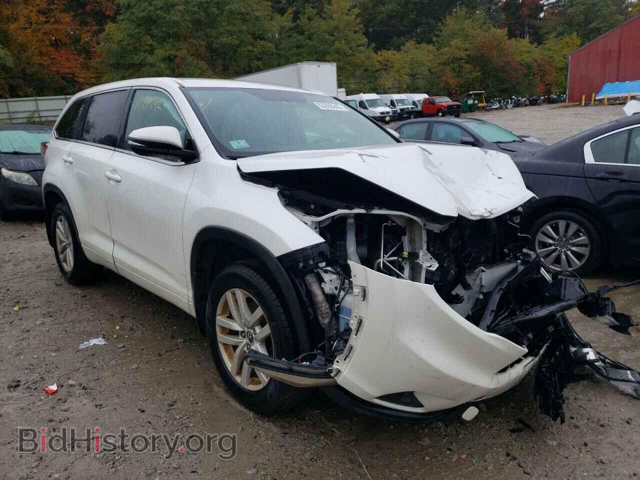 Фотография 5TDBKRFH5GS272894 - TOYOTA HIGHLANDER 2016