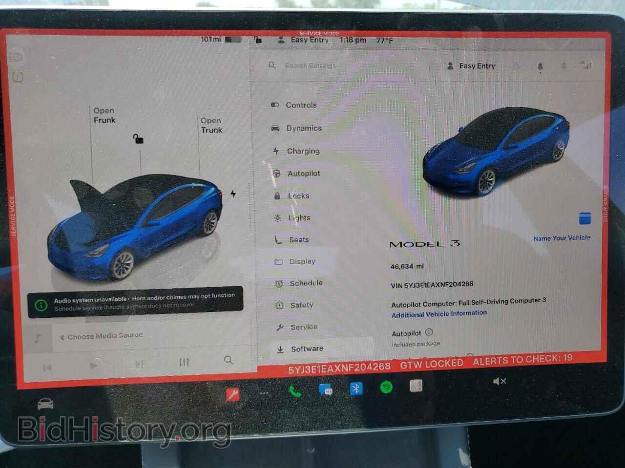 2022 TESLA MODEL 3 - VIN: 5YJ3E1EAXNF204268 - Photo 9