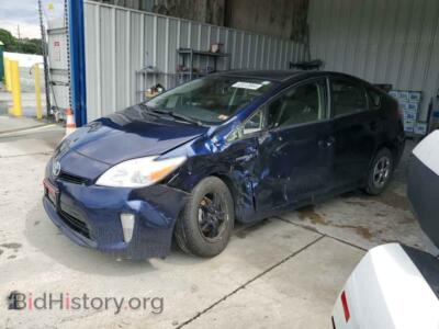 2014 Toyota PRIUS, blue — VIN JTDKN3DU4E1741679, Copart