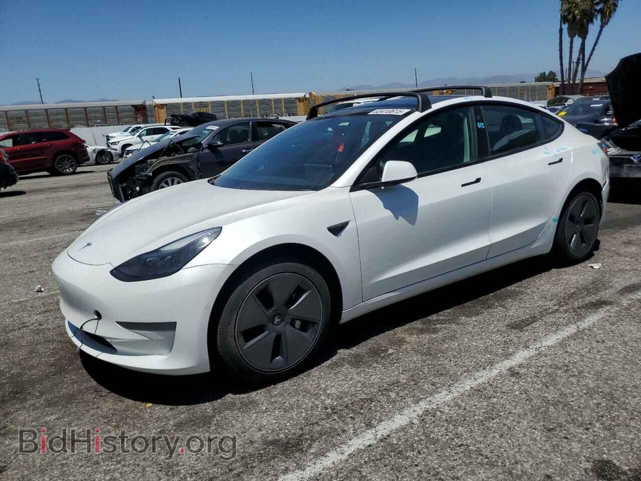 Photo 5YJ3E1EA8MF021966 - TESLA MODEL 3 2021