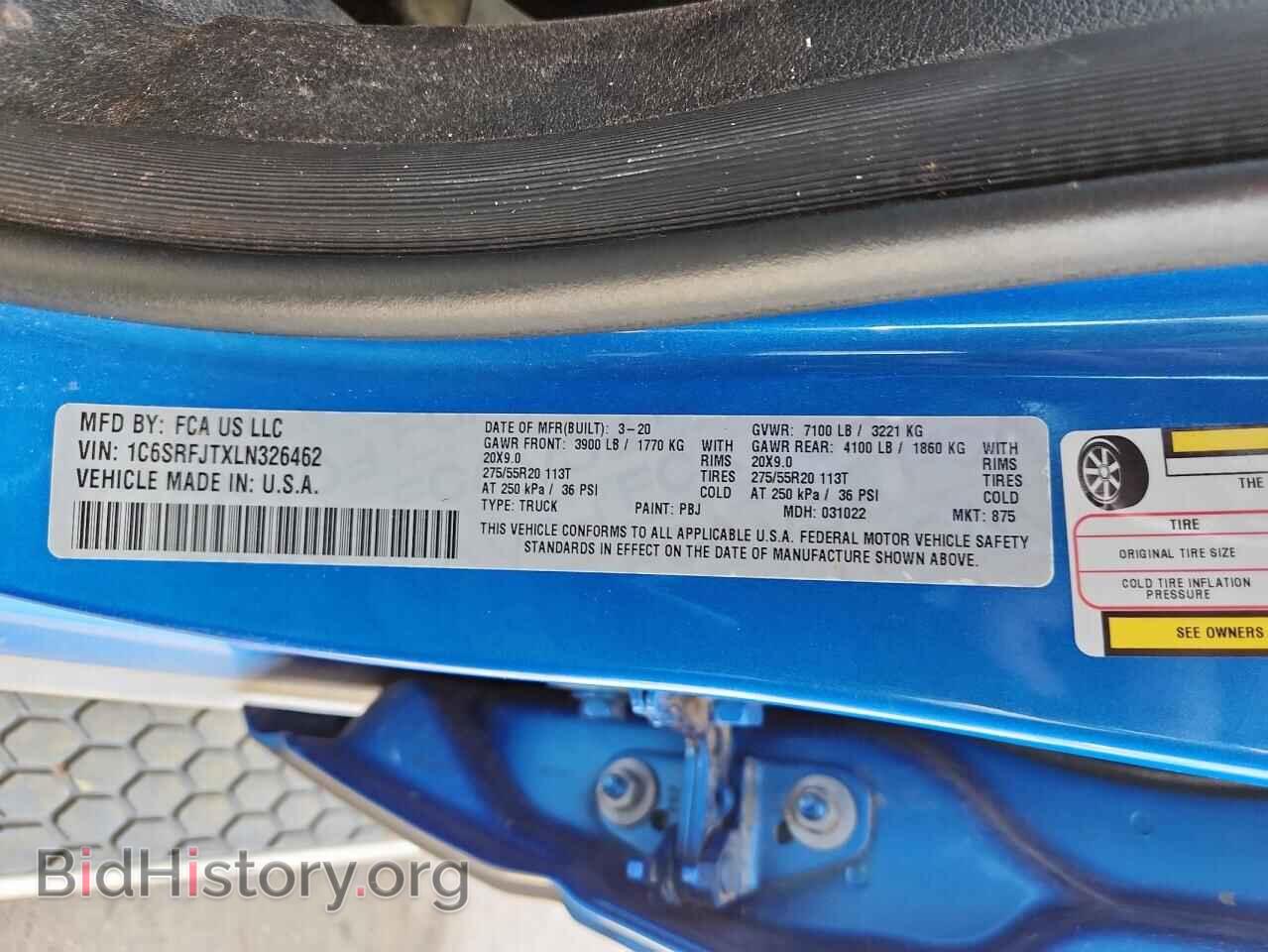 2020 RAM 1500 - VIN: 1C6SRFJTXLN326462 - Фото 12