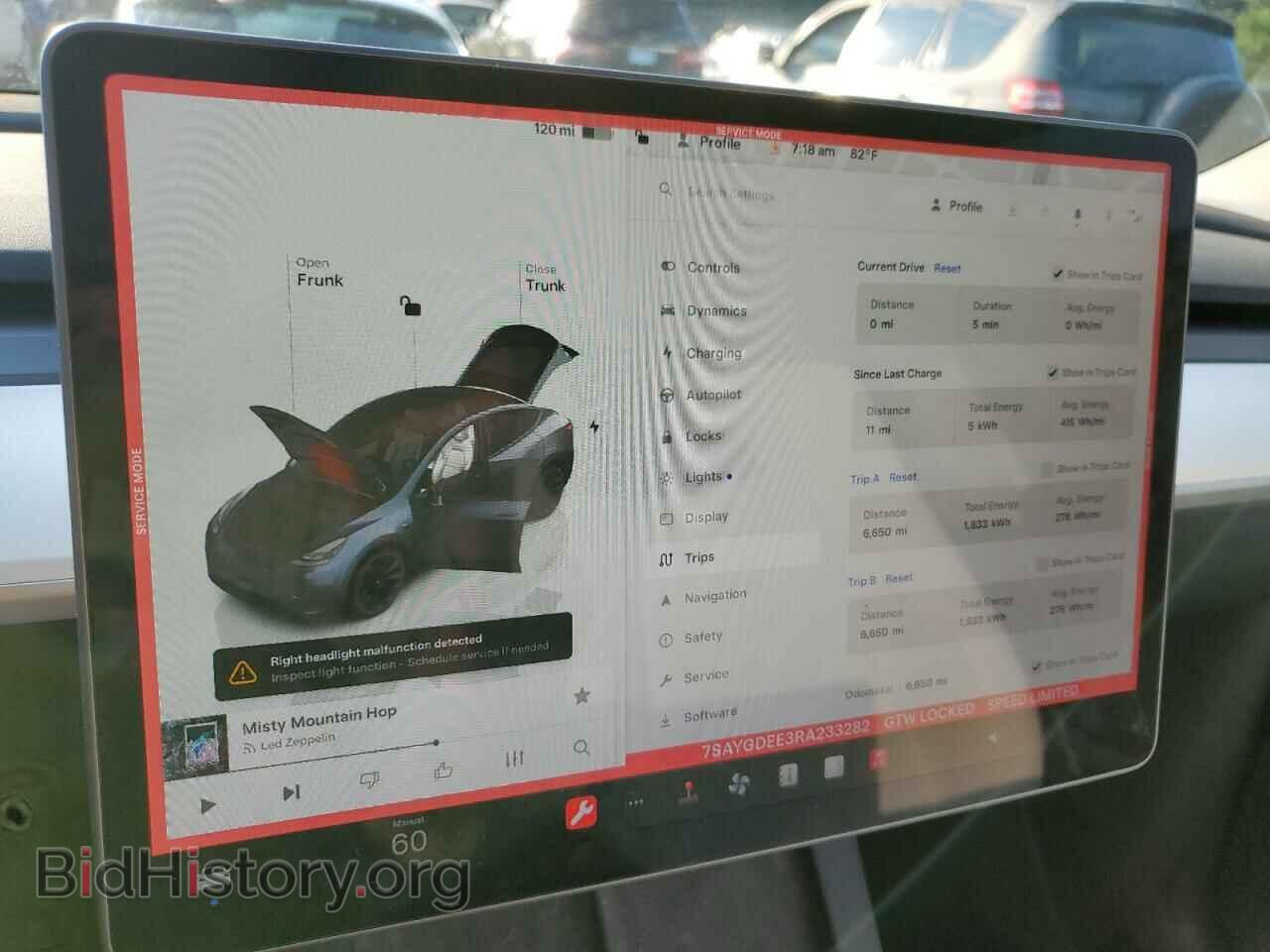 2024 TESLA MODEL Y - VIN: 7SAYGDEE3RA233282 - Фото 9