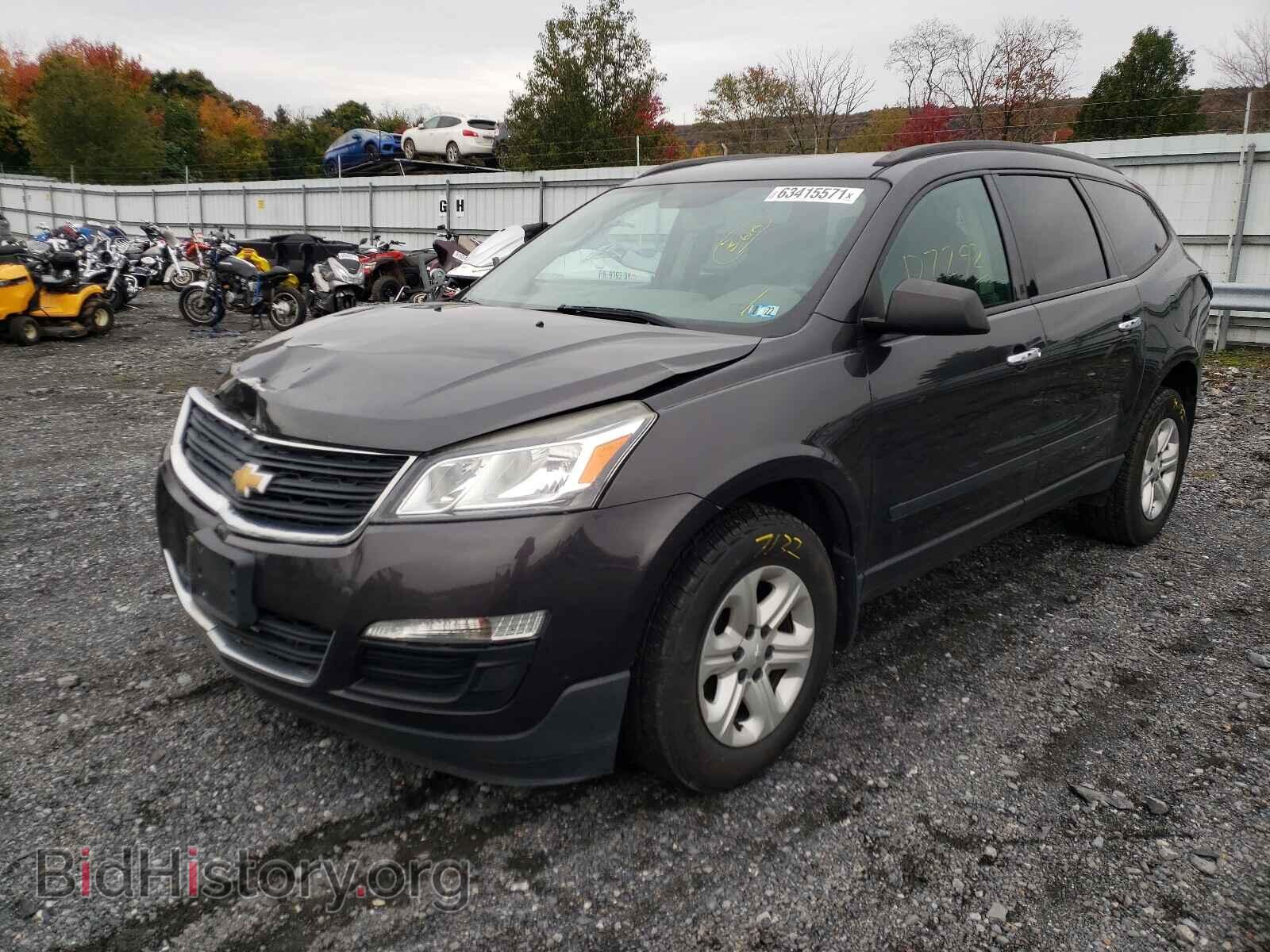 2013 CHEVROLET TRAVERSE - VIN: 1GNKRFED4DJ241421 - Фото 2