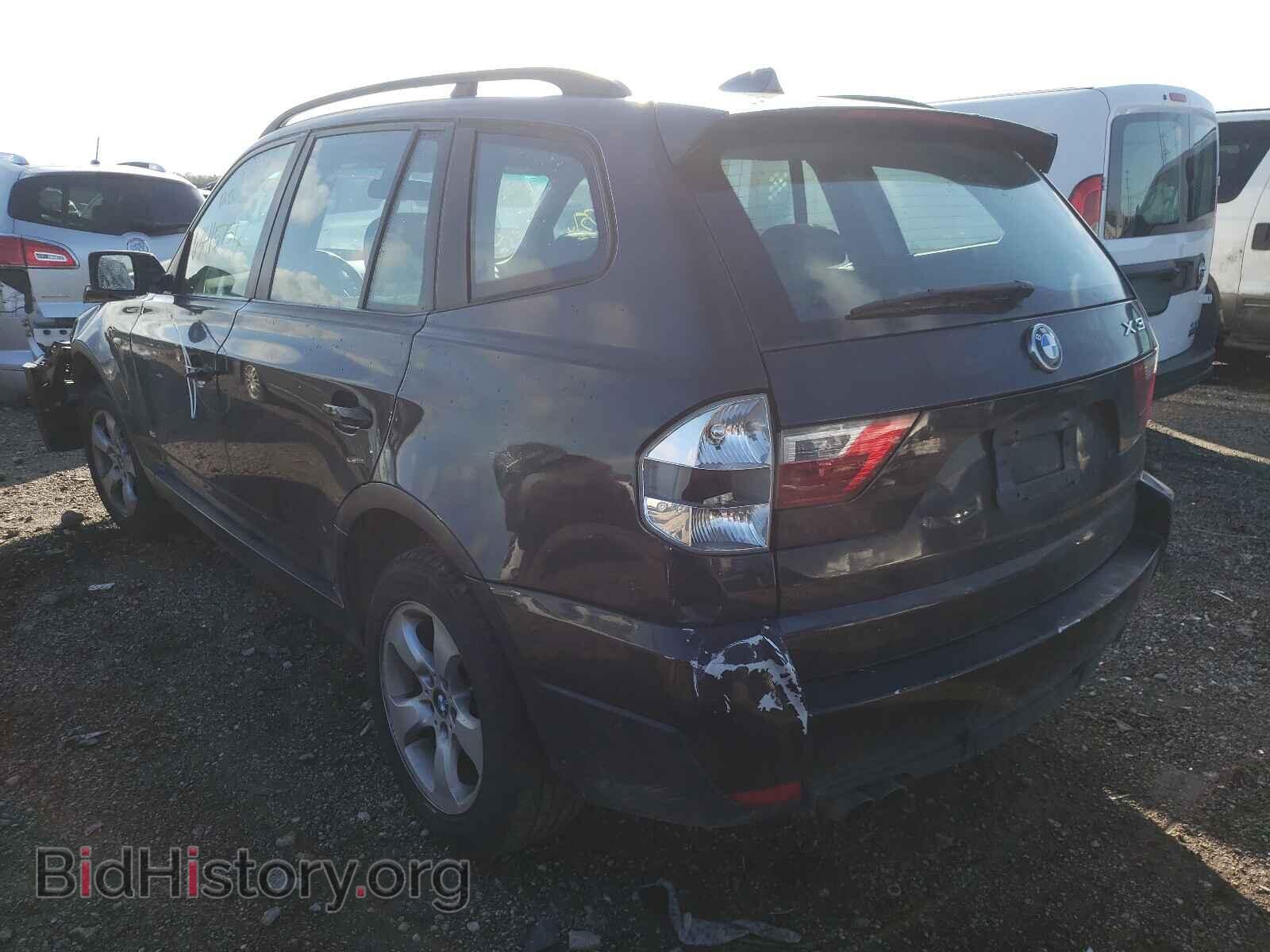 2007 BMW X3 - VIN: WBXPC93477WF00162 - Фото 3