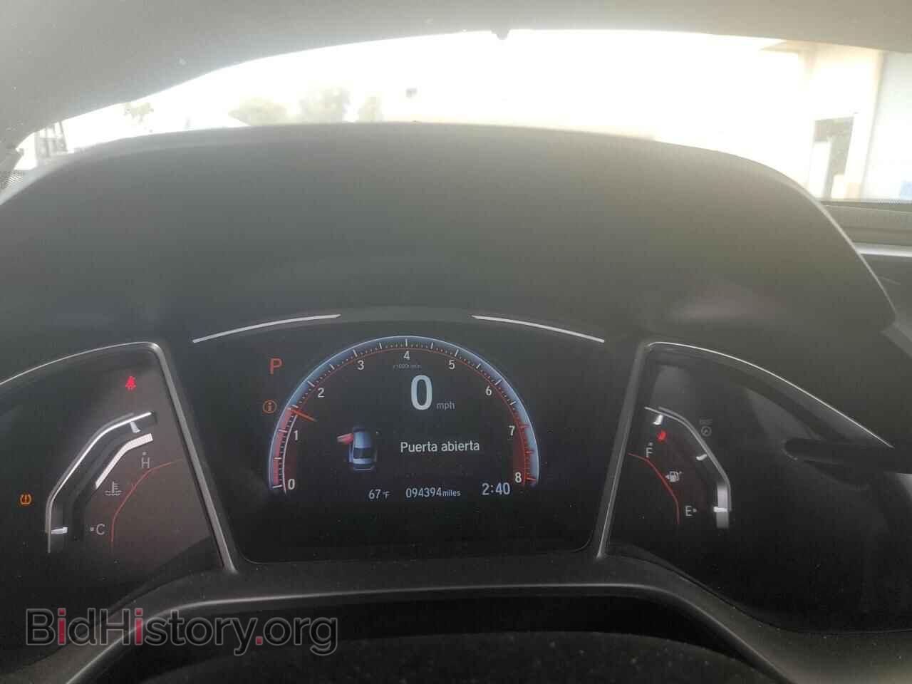 2019 HONDA CIVIC - VIN: 2HGFC2F82KH522994 - Фото 9