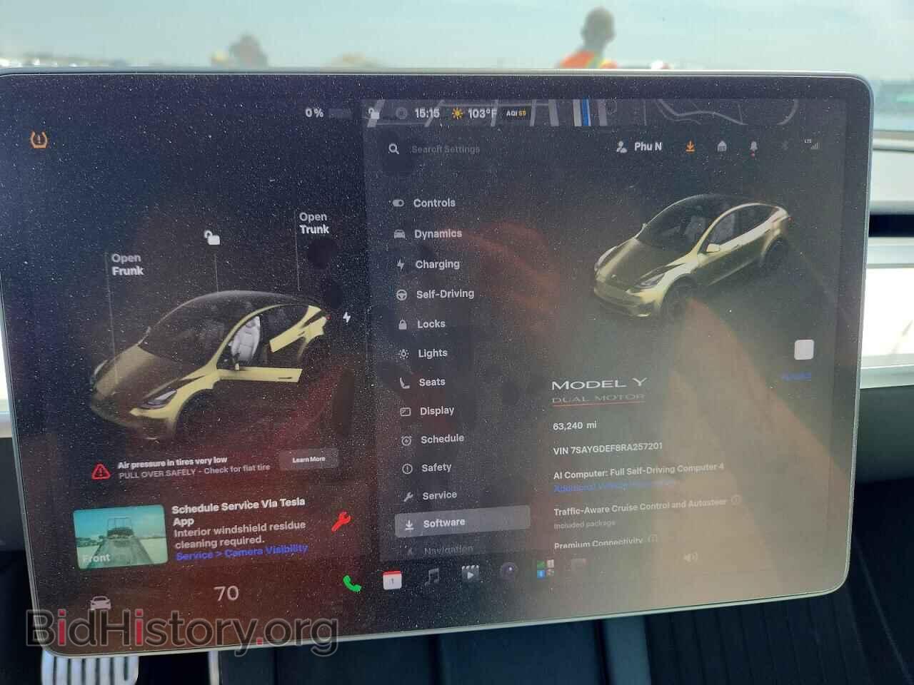 2024 TESLA MODEL Y - VIN: 7SAYGDEF8RA257201 - Photo 9