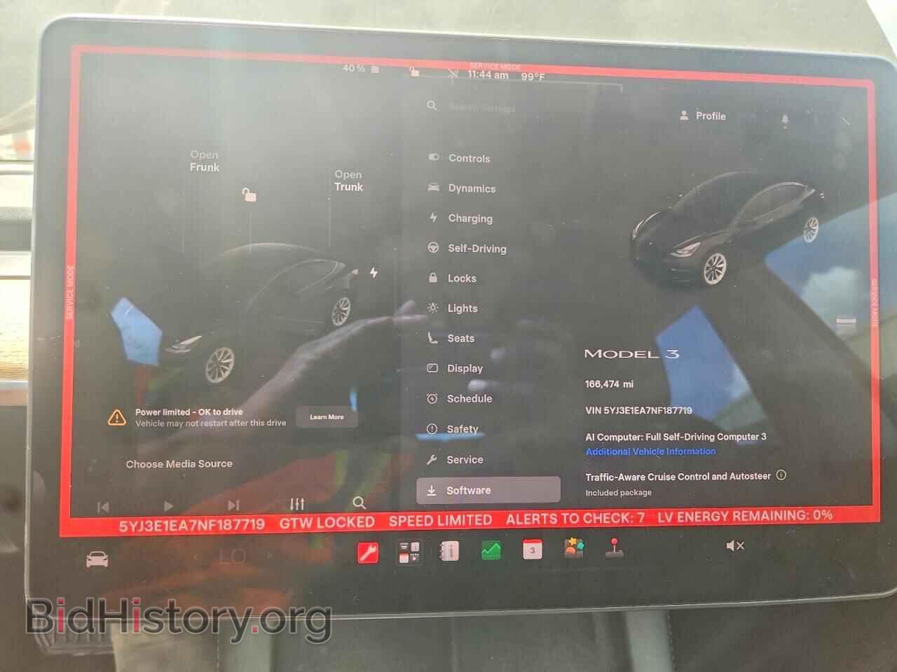 2022 TESLA MODEL 3 - VIN: 5YJ3E1EA7NF187719 - Фото 9