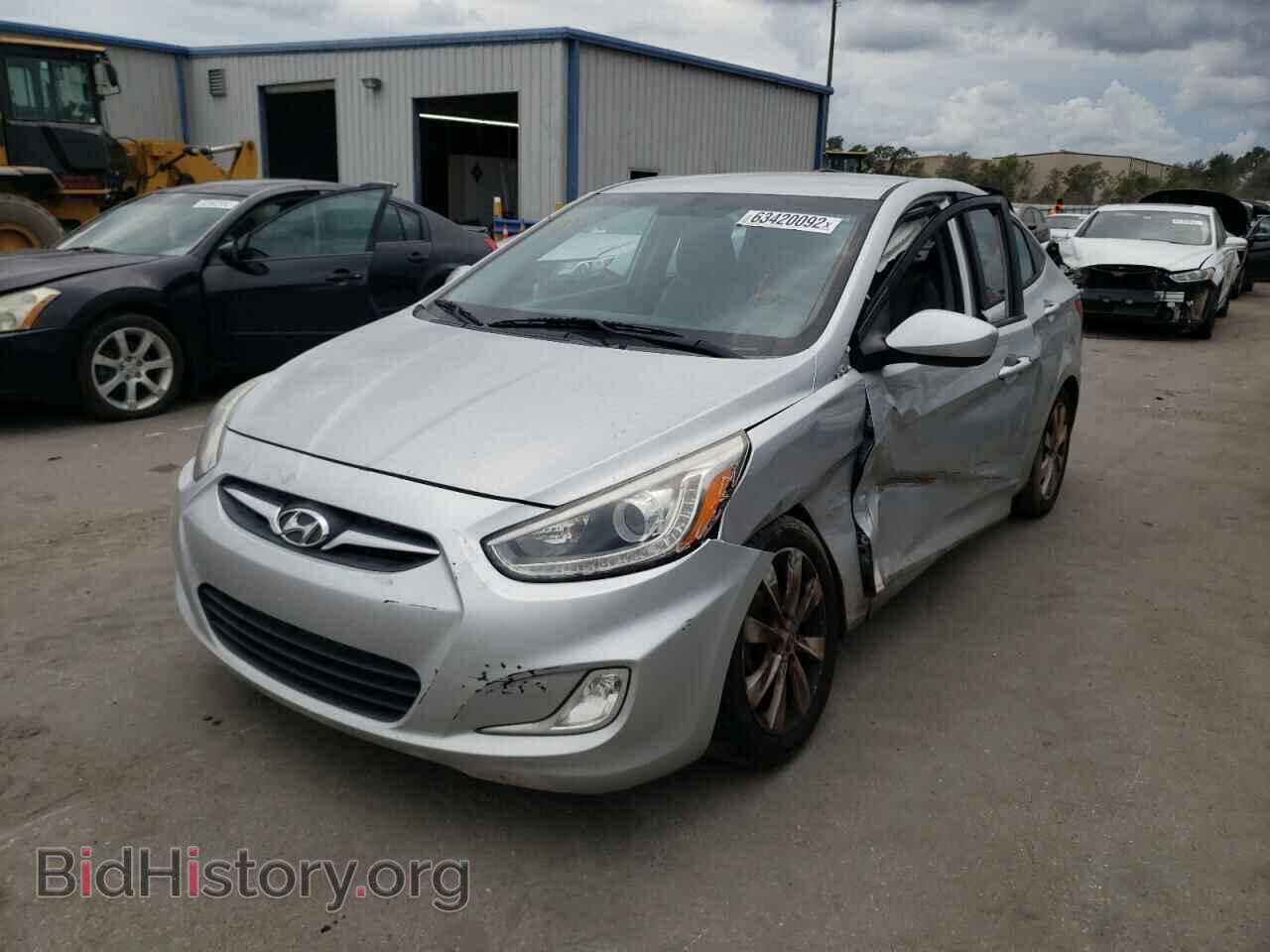 2014 HYUNDAI ACCENT - VIN: KMHCU4AE6EU611536 - Фото 2
