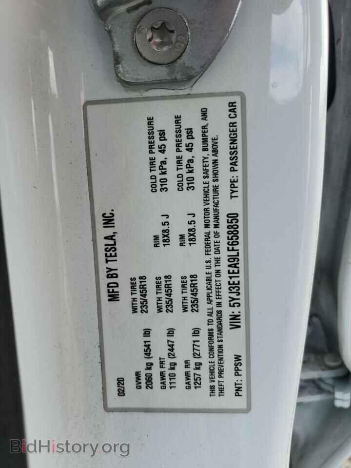 2020 TESLA MODEL 3 - VIN: 5YJ3E1EA9LF658850 - Photo 12
