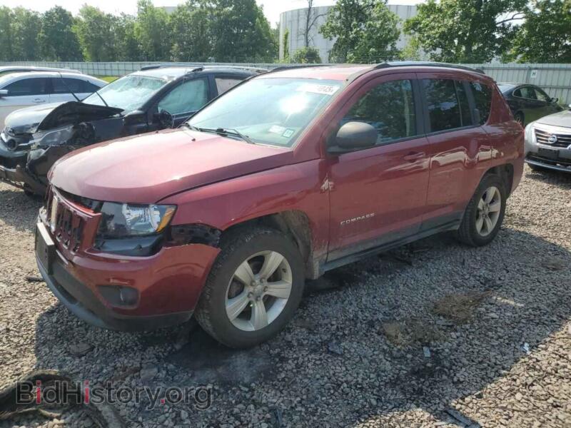 2014 Jeep COMPASS Sport (VIN 1C4NJDBB8ED742798) — photo 1 of 13, Copart, damage: front end