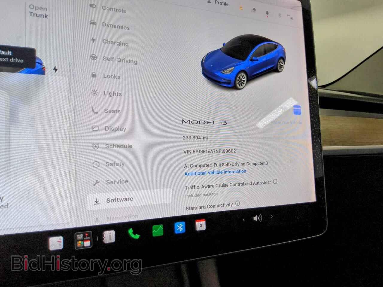 2022 TESLA MODEL 3 - VIN: 5YJ3E1EA7NF189602 - Фото 9