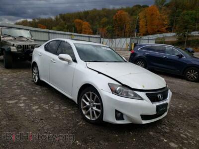2012 Lexus IS IS 250, white — VIN JTHCF5C2XC5054952, Copart