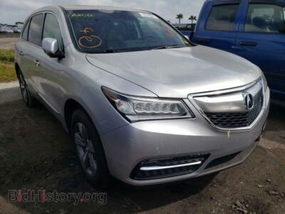 2014 Acura MDX, silver — VIN 5FRYD3H2XEB011576, Copart