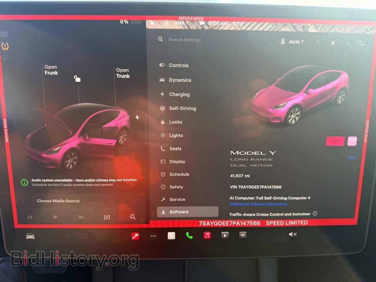 2023 TESLA MODEL Y - VIN: 7SAYGDEE7PA147566 - Photo 9