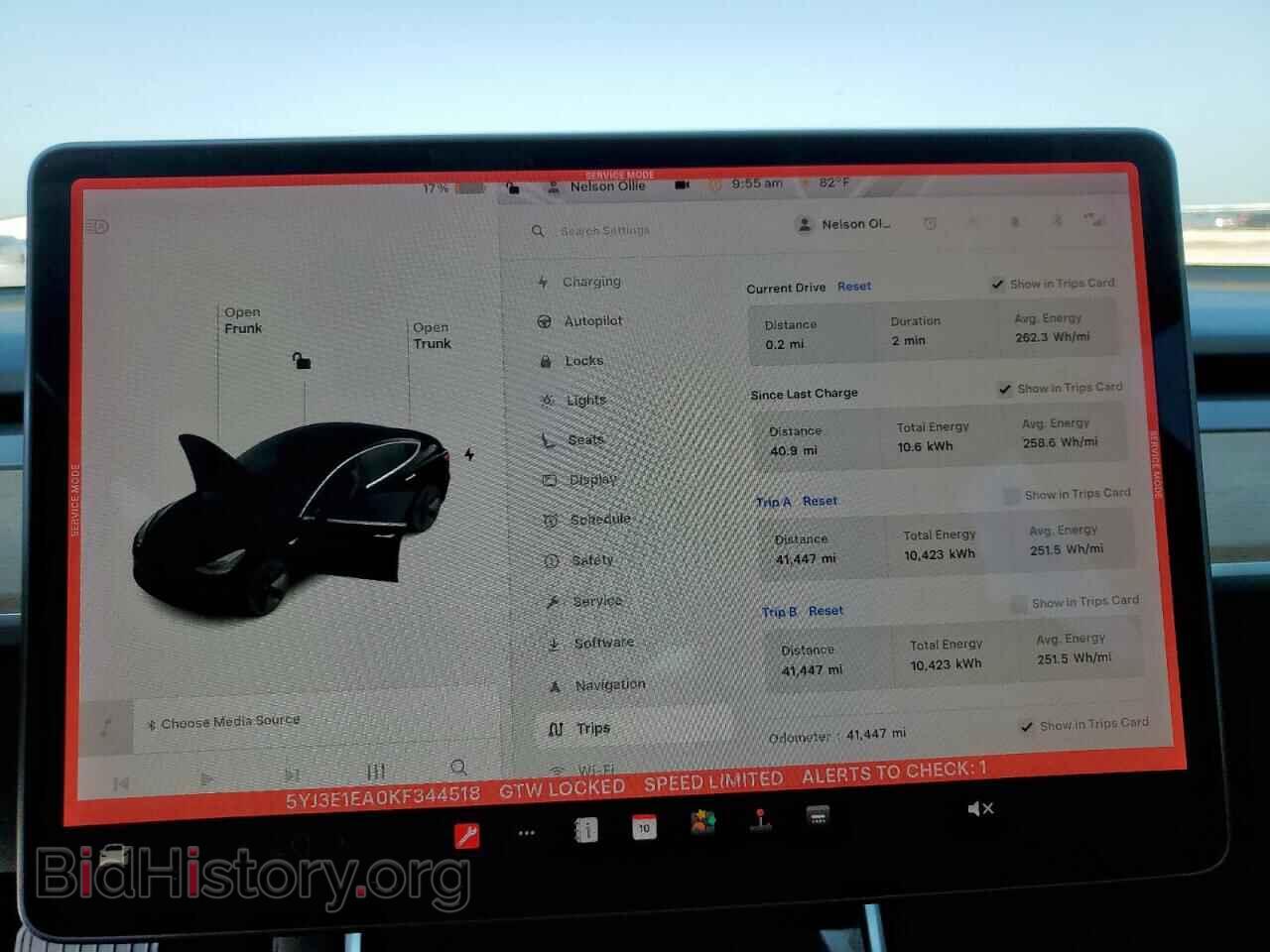 2019 TESLA MODEL 3 - VIN: 5YJ3E1EA0KF344518 - Фото 9