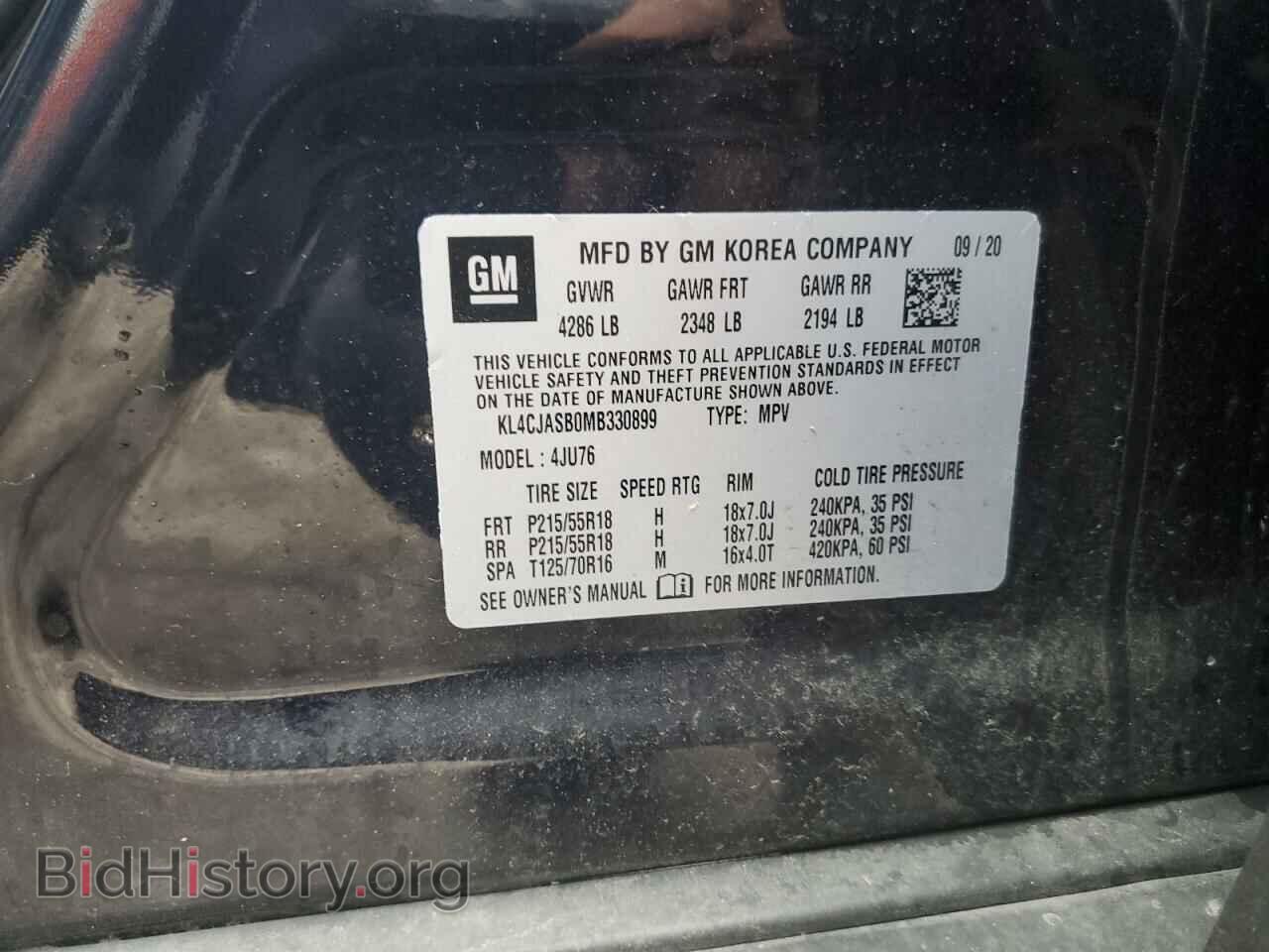 2021 BUICK ENCORE - VIN: KL4CJASB0MB330899 - Photo 13
