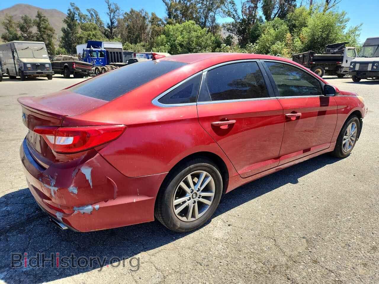 2016 HYUNDAI SONATA - VIN: 5NPE24AF6GH387953 - Фото 3