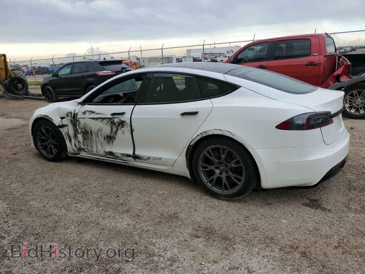 2021 TESLA MODEL S - VIN: 5YJSA1E52MF439756 - Фото 2