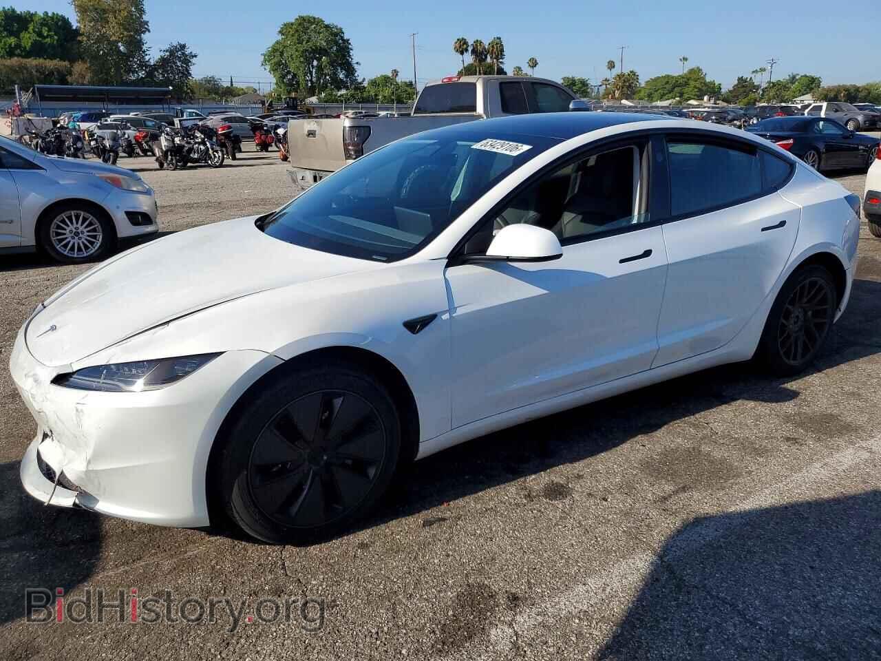Photo 5YJ3E1EA4RF825706 - TESLA MODEL 3 2024