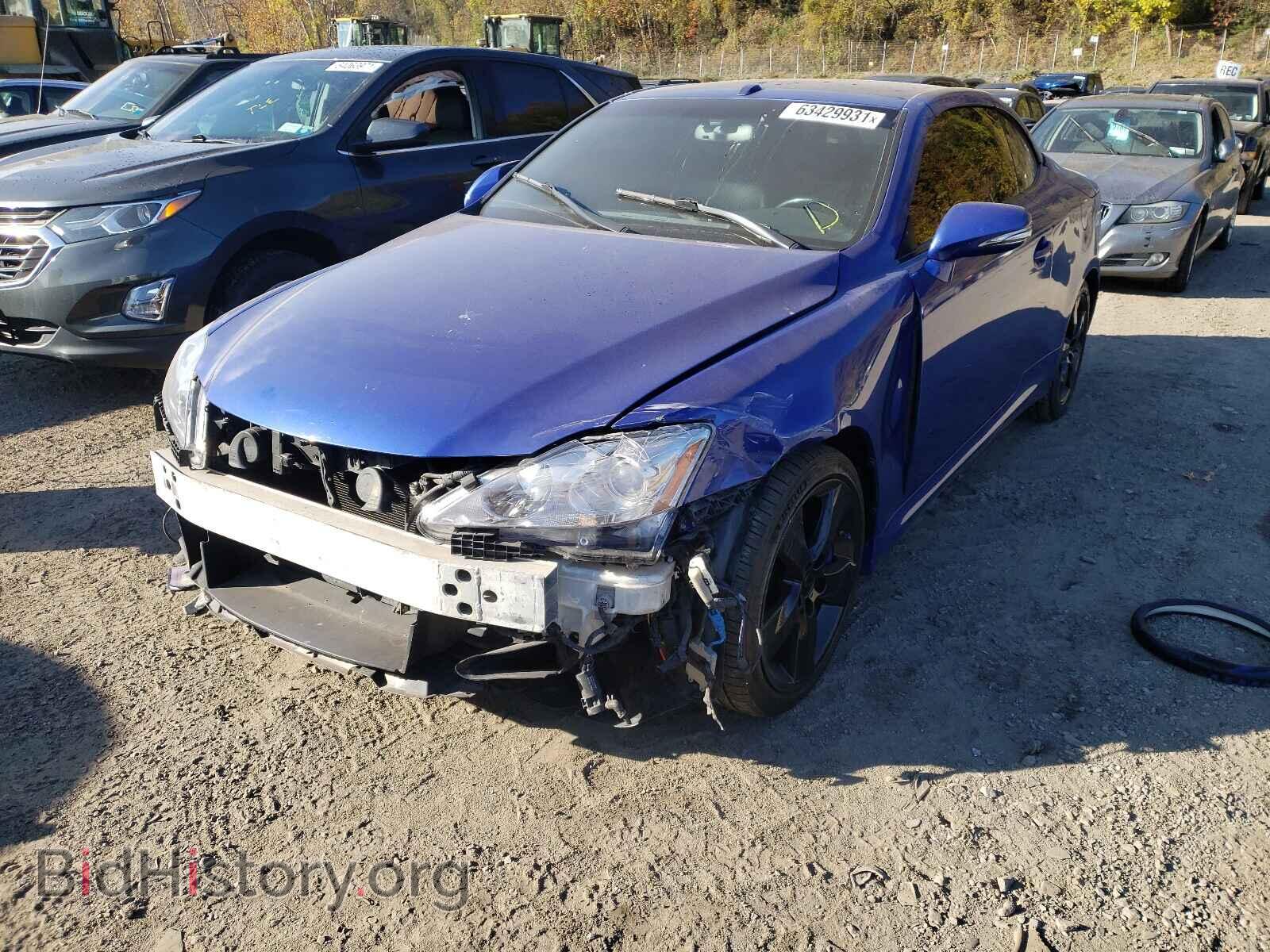 2010 LEXUS IS - VIN: JTHFE2C2XA2501003 - Фото 2