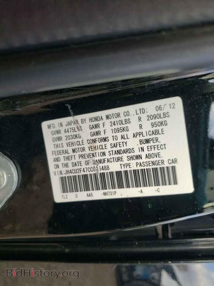 2012 ACURA TSX - VIN: JH4CU2F47CC026488 - Фото 10