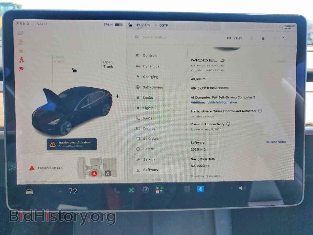 2022 TESLA MODEL 3 - VIN: 5YJ3E1EB0NF136135 - Photo 9
