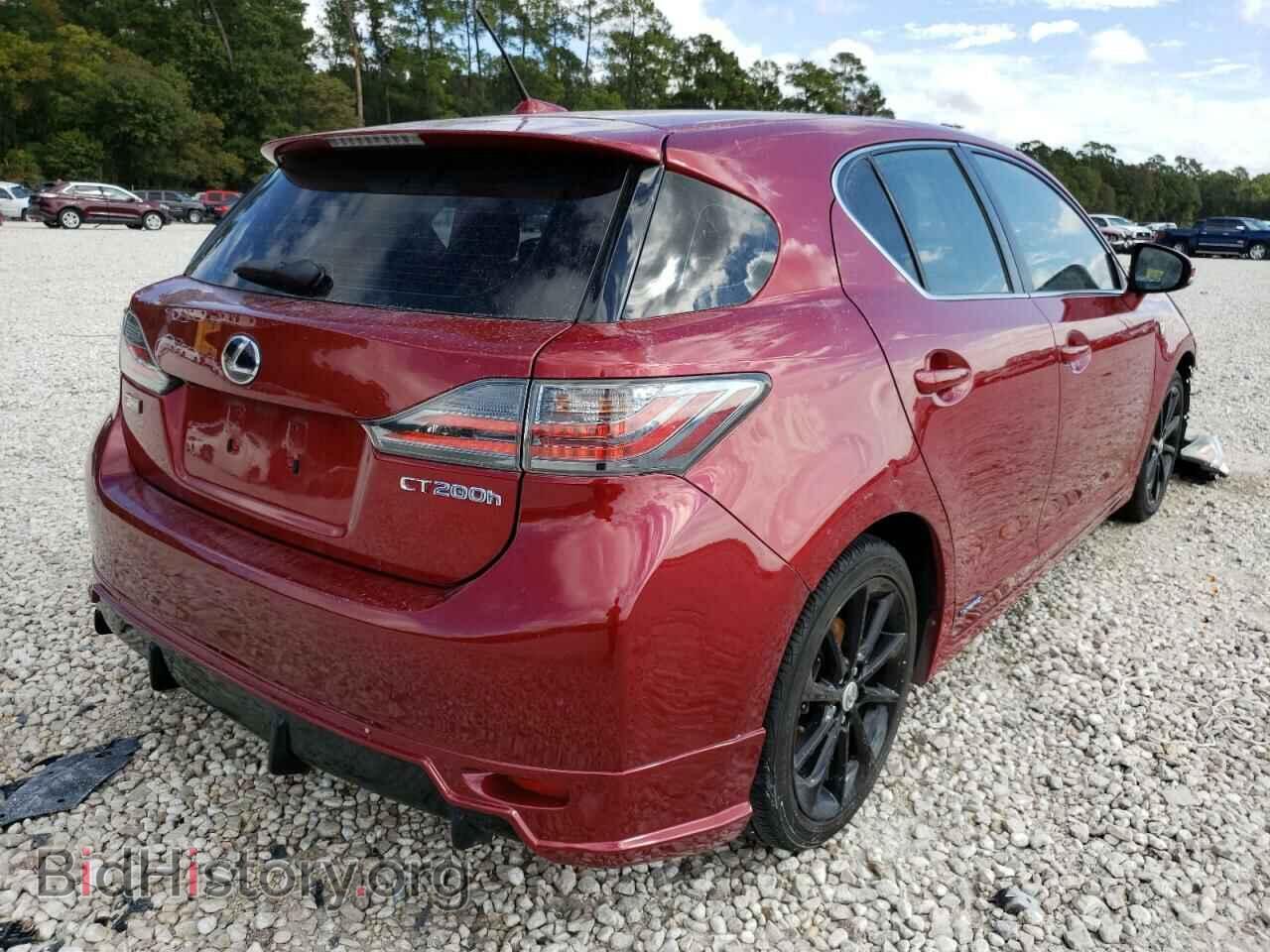 2011 LEXUS CT 200 - VIN: JTHKD5BH3B2013151 - Фото 4