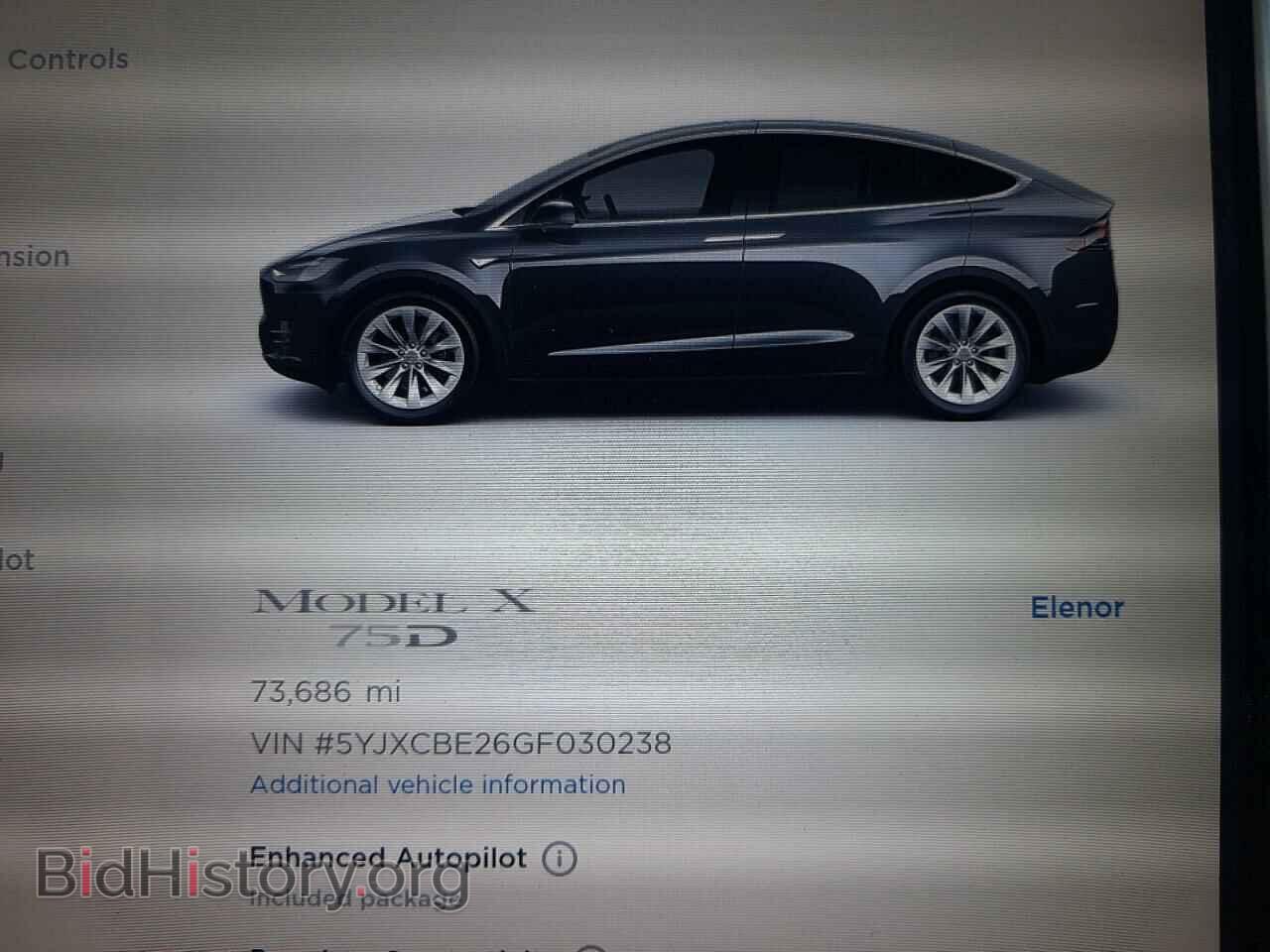 2016 TESLA MODEL X - VIN: 5YJXCBE26GF030238 - Photo 8