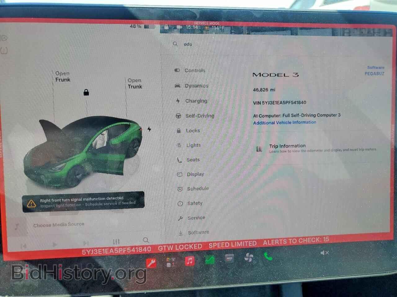 2023 TESLA MODEL 3 - VIN: 5YJ3E1EA5PF541840 - Фото 9